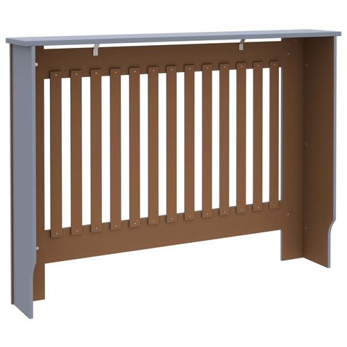 vidaXL MDF Radiator Cover White 205 cm