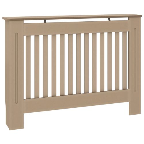 vidaXL MDF Radiator Cover White 205 cm