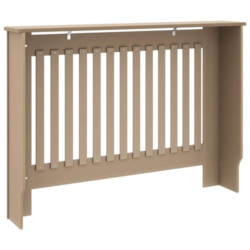 vidaXL MDF Radiator Cover White 205 cm