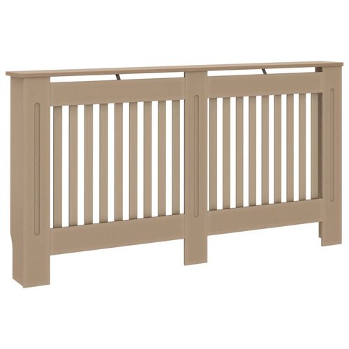 vidaXL MDF Radiator Cover White 205 cm