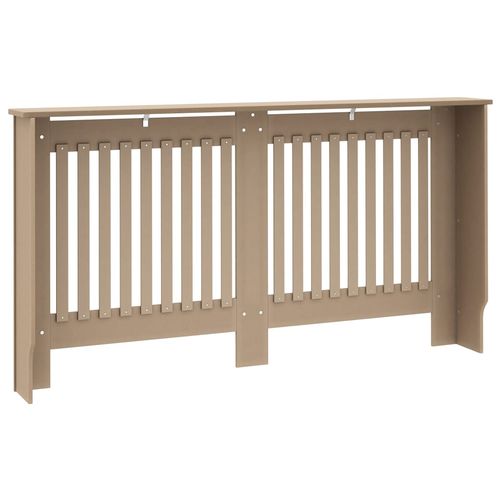 vidaXL MDF Radiator Cover White 205 cm