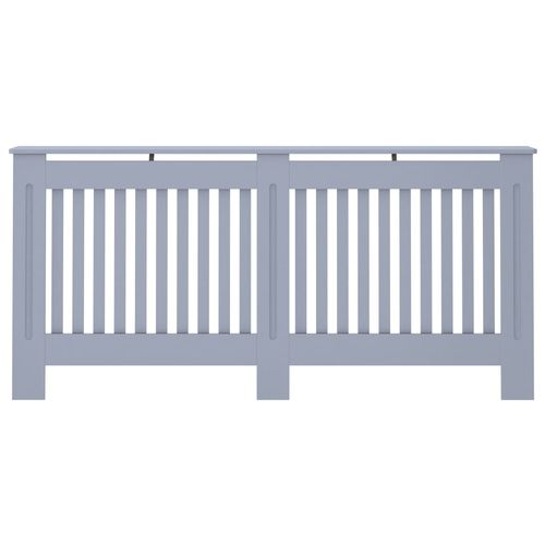 vidaXL MDF Radiator Cover White 205 cm
