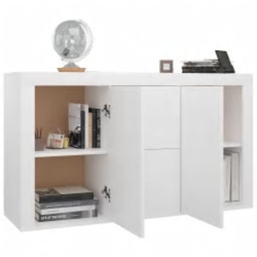 vidaXL Sideboard Smoked Oak 120x36x69 cm Engineered Wood