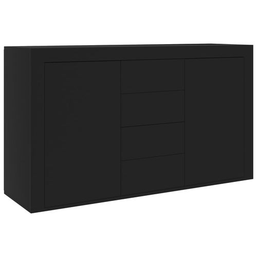 vidaXL Sideboard Smoked Oak 120x36x69 cm Engineered Wood