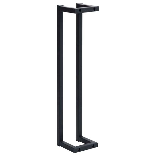 vidaXL Towel Rack White 12.5x12.5x60 cm Steel