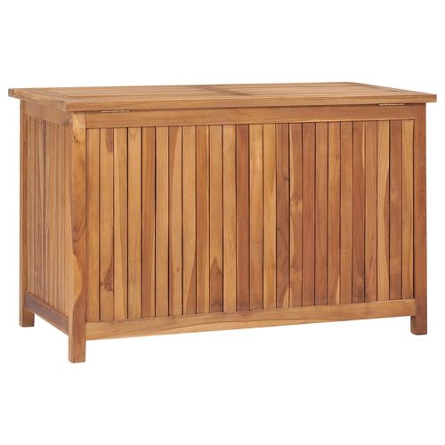 vidaXL Garden Storage Box 120x50x58 cm Solid Teak Wood