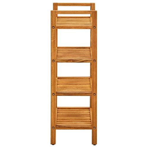 vidaXL Shoe Rack with 3 Shelves 50x27x60 cm Solid Oak Wood