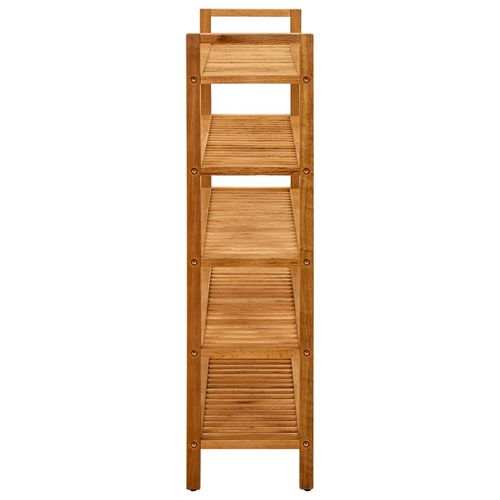 vidaXL Shoe Rack with 3 Shelves 50x27x60 cm Solid Oak Wood