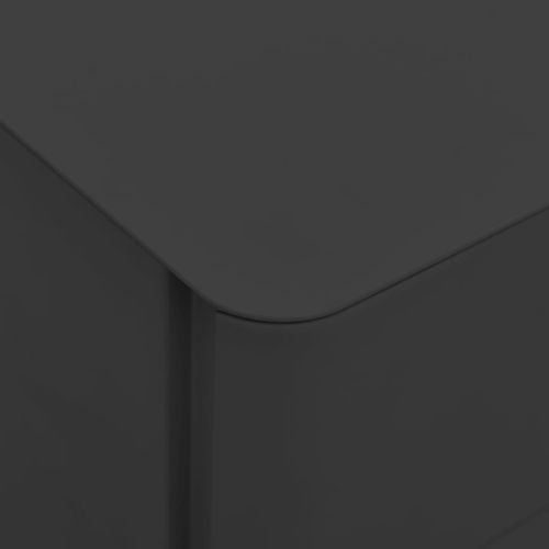 vidaXL Mobile File Cabinet White 30x45x59 cm Steel