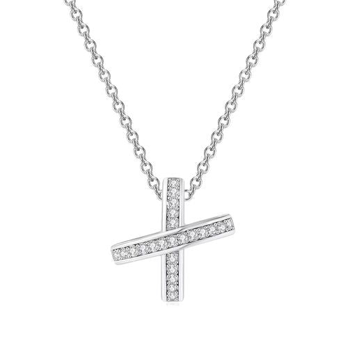 ZHOUYANG Cross Pendant Necklace - Elegant Design for Weddings - N207