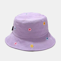 Casual Cotton Bucket Hat - Sun Protection for All Seasons