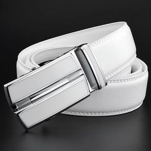 CEXIKA Genuine Cowskin Leather Belt - Automatic Buckle for Jeans