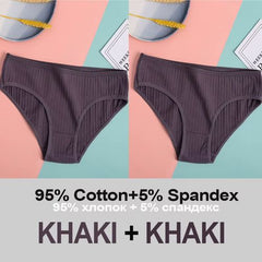 Finetoo Soft Cotton Briefs Set - Comfortable Everyday Underwear