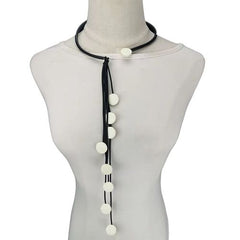 UKEBAY Handmade Long Tassel Necklace - Unique Fashion Accessory