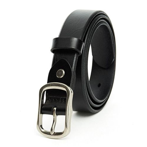Medyla Fashionable Leather Belt - Durable Metal Buckle - 90-125cm Length