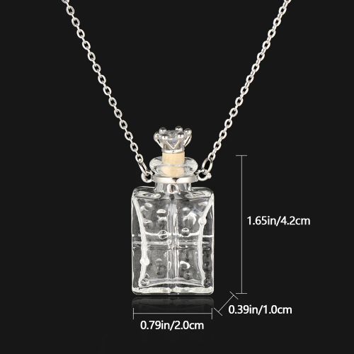 BAYABAYA Perfume Necklace - Trendy Glass Design for Aromatherapy
