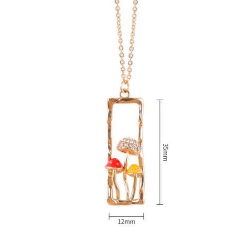 Makersland Cute Mushroom Necklace - Charming Fashion Accessory