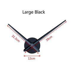 Large DIY Wall Clock Mechanism Set - Replacement for Home Decor