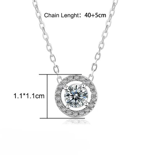 StoneAge Aesthetic Heart Pendant Necklace - Shiny Fashion Jewellery - N096