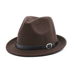 IF IFOND Classic Felt Fedora Hat - Stylish & Warm Casual Accessory