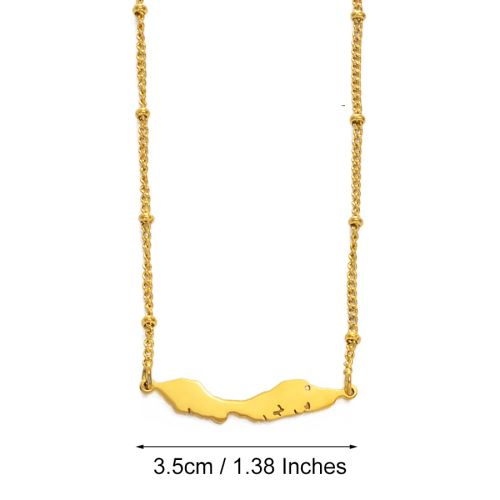 Anniyo Trendy Stainless Steel Pendant Necklace for Birthdays