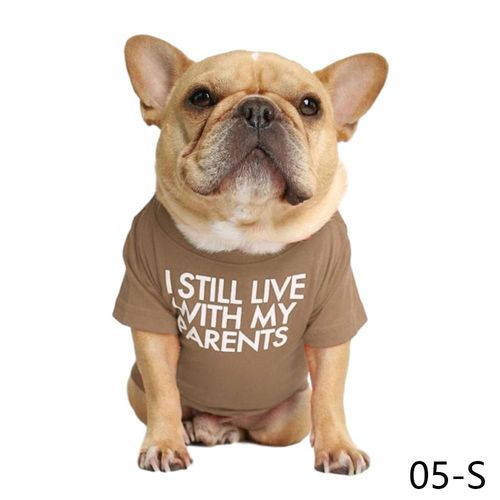 Stylish Pet Clothes - Soft Durable & Comfortable T-Shirt for Dogs - Khaki / L
