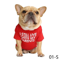 Stylish Pet Clothes - Soft Durable & Comfortable T-Shirt for Dogs - Red / S