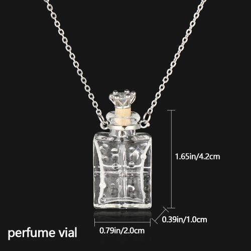 Glaze Vial Pendant Necklace - Stylish Mood Tracker - Trendy Essential Oil Necklace