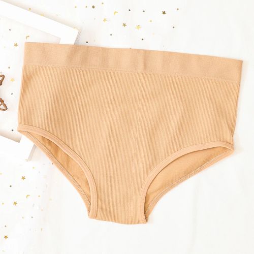 OllyMurs High-Rise Shapewear Briefs - Comfortable & Breathable Women’s Underwear - beige / M