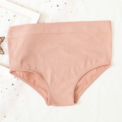 OllyMurs High-Rise Shapewear Briefs - Comfortable & Breathable Women’s Underwear - pink / M