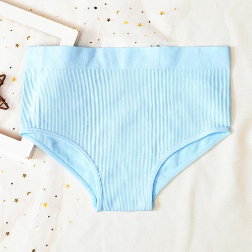 OllyMurs High-Rise Shapewear Briefs - Comfortable & Breathable Women’s Underwear - lightblue / L
