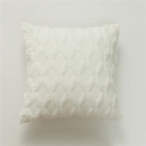 CANIRICA Plush Geometric Cushion Cover for Nordic Home Decor 45x45cm