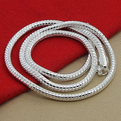 GINSTONELATE 925 Sterling Silver Trendy Necklace & Bracelet Set