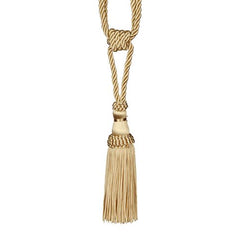 Elegant Curtain Tieback with Tassels - Stylish Home Decor Accessory - Gold