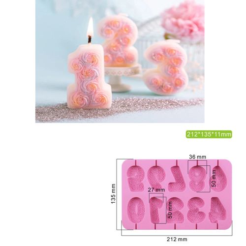 Silicone Cake Mould - Eco-Friendly and Reusable Number Shape Tool