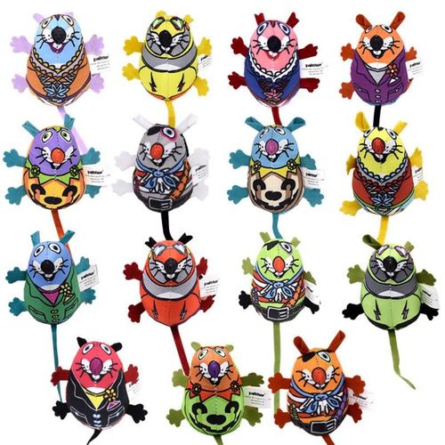Cute Cat Toy with Safe Catnip & Squeak - Adorable Mouse Design - 1pcs Random colors / 16 x7.5 x4cm