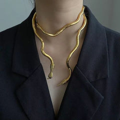 Bilandi Geometric Torques Necklace - Trendy Fashion Statement Accessory