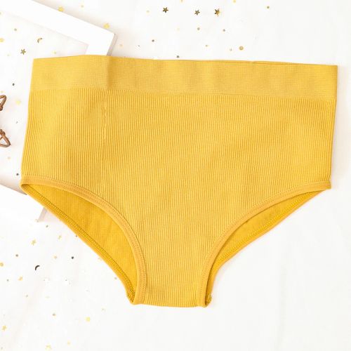 OllyMurs High-Rise Shapewear Briefs - Comfortable & Breathable Women’s Underwear - yellow / XL