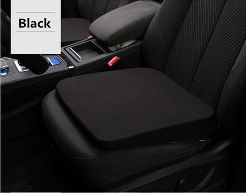 Comfortable Car Heightening Seat Cushion - Enhances Driving Vision - Black / 40x39cm