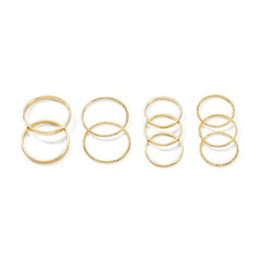 Fashionable Alloy Joint Rings Set - Trendy Knuckle & Tail Rings