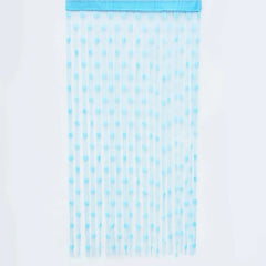 BIT.FLY Elegant Heart String Curtain - Modern 100x200cm Window Drape