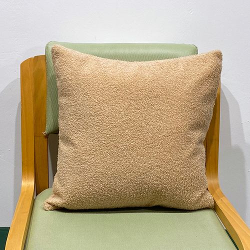 CANIRICA Plush Faux Fur Cushion Cover - Cozy Nordic Home Decor 18x18