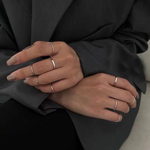 Elegant Tail Rings Set - Trendy Knuckle Rings for Any Occasion
