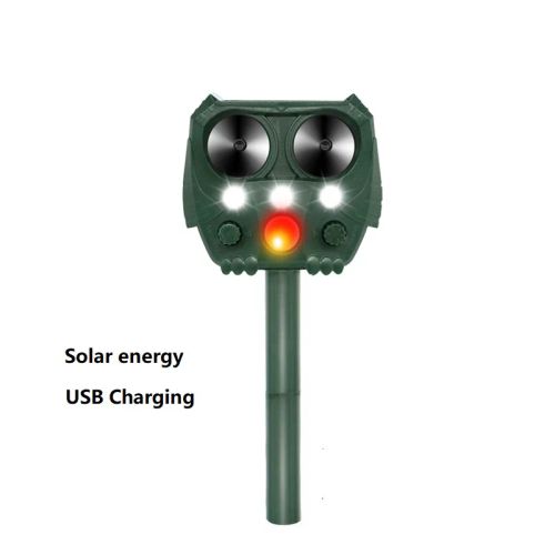 Ultrasonic Animal Repellent - Eco-Friendly Motion Sensor Pest Control Device - Chargable repellent