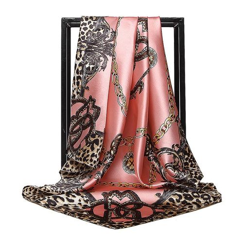MENGLINXI Fashion Scarf - Stylish & Multifunctional 90cm Imitated Silk Scarf