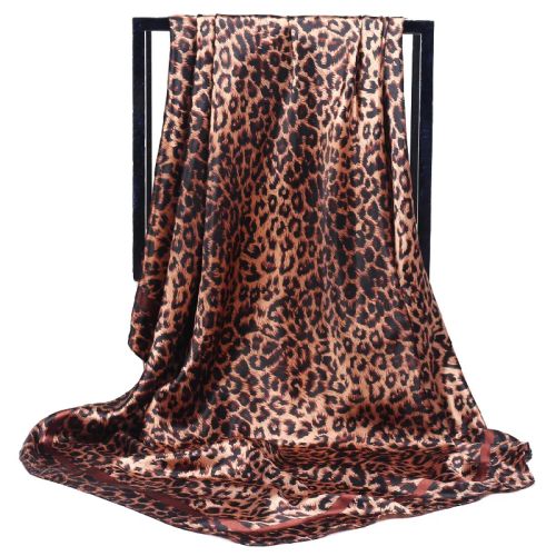 MENGLINXI Fashion Scarf - Stylish & Multifunctional 90cm Imitated Silk Scarf