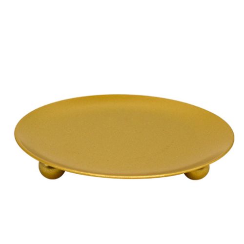 ZINBOOM Modern Iron Plate Candle Holders - Elegant Home Decoration