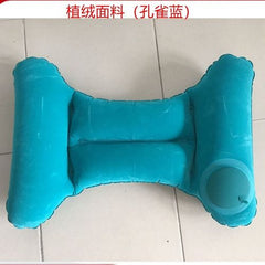 Inflatable Lumbar Pillow - Portable Comfort for Travel & Office
