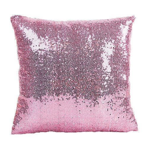 BIT.FLY Eco-Friendly Glitter Sequin Pillowcase 40x40cm for Home Decor