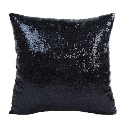 BIT.FLY Eco-Friendly Glitter Sequin Pillowcase 40x40cm for Home Decor